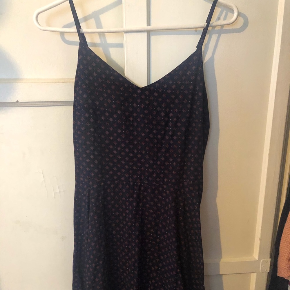Navy Blue Patterned Gap Dress (s)
